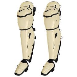Nike Diamond Elite Baseball Catcher's Leg Guards Khaki/Black