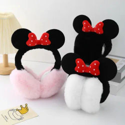 Disney Minnie Mouse doux en peluche oreille garder plus chaud hiver cache-oreilles enfants mode extérieur oreillette Protection cache-oreilles cache-oreilles couverture d'oreille