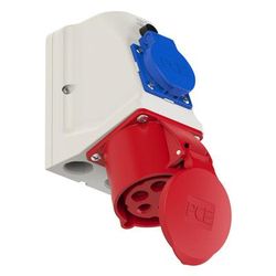 PCE 9225-6 Combo 32A 5pol Wall