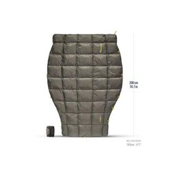 Sea to Summit Ember Down Quilt 45F/7C Sleeping Bag Regular Beluga Black Regular S2213