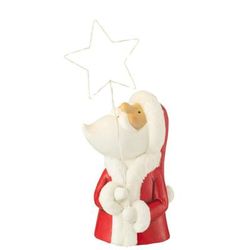Babbo Natale a LED in poliresina multicolore 23x23x67 cm