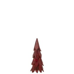 Albero di Natale in legno rosso 35*35*70 cm