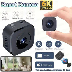 6K Mini Security Camera Wireless 2.4G WiFi Monitoring Security Protection Remote Night Vision Surveillance Smart Home 2025 New