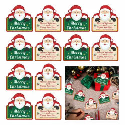 100 Pcs Santa Christmas Thank You Cards – Holiday Packaging Inserts for Gifts, Business & Seasonal Appreciation