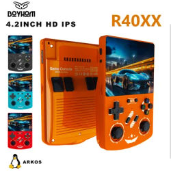 BOYHOM R40XX Retro Handheld Video Game Console Linux 4.2 Inch IPS Screen 4000mAh Portable Pocket Video Player for Xmas Gifts