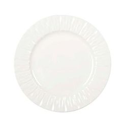 Piatto piano bianco Lilia
