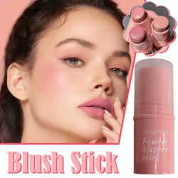 Smooth Blush Stick Naturally Saturated Long-lasting Blush Skin Waterproof Stick Blush Tone Brightening Natural Color Makeup