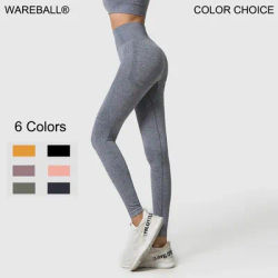 WAREBALL High Waist Seamless Women Energy Leggings Fitness Running Yoga Pants Leggings Push Up Leggings Sport Girl Gym Leggings
