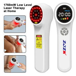 ZJZK Class 4 Laser Physical Therapy Neuropathy 660nm Cold Device 810nmx4diodes+980nmx4diodes Laser For Muscle Knots Dysmenorrhea