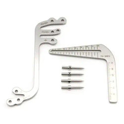 1box Dental Implant Guide Set Oral Planting Locator Positioning Guide Drilling Positioning Ruler Angle Ruler Implant Dentist