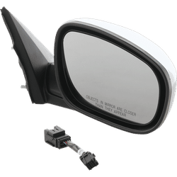 JC Whitney Mirror Chrome, Passenger Side, 1-year limited warranty JCH50ER