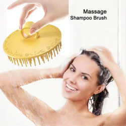 Hair Scalp Exfoliator Brush Dandruff Cleaning Brush Flexible Scalp Massager, Shower Shampoo Brush For Home Office, Travel & Pets