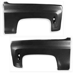 Brothers Trucks Fender Steel Black, Front, Driver & Passenger Side, 90 Day Limited Warranty SET-BRO04113