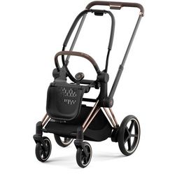 Cybex OPEN BOX ePriam 2 Electronic Assist Stroller Frame - Rose Gold / Brown