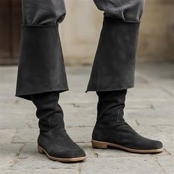 Retrò Vintage Medievale Rinascimento Scarpe Stivali jazz piatti Pirata Cavaliere Vichingo Crociato Costume Per uomo Per donna Unisex Costumi da pirata Mascherata Evento / Festa Mascherata Adulti