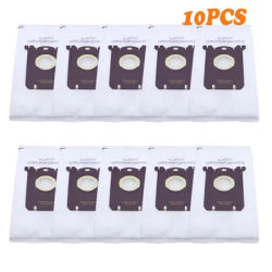 10Pcs/Lot S-Bag Vacuum Cleaner Dust Bags Compatible with AEG GR201SM Electrolux E201S Philips FC8021