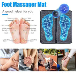 Electric Foot Massager Stimulation Pad Muscle Massage Relaxation Trainer For Massage Fitness Relieve Foot Pressure Family Relax