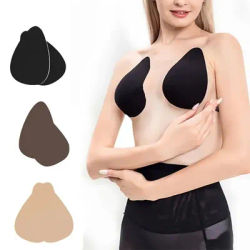 Invisible collant soutien-gorge Pasties Booby bande Silicone poitrine boucliers pétales auto-adhésif femme buste ascenseur poitrine autocollants mamelon couverture
