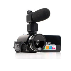 24MP Camcorder Digital Video Camera 18x Digital Zoom Camera 3 Inch LCD Screen D08A HD Digital Video Camera For Travel