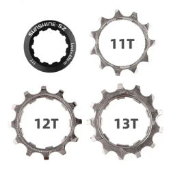 1 Pcs MTB Road Bike Freewheel Cog 8 9 10 11 Speed 11T 12T 13T Bicycle Cassette Sprockets Bicycle Accessories Bike Parts Durable