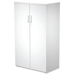 Armoire Mi-haute 2 Portes Trendy E Visual - 80x136cm - Blanc - Artarredi