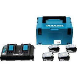 Pack Énergie 18v (4 Batteries + 1 Chargeur) Avec Coffret - Makita