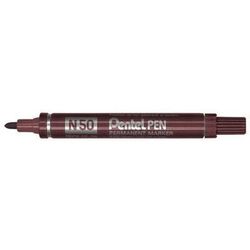 Marqueur Permanent N50 Pointe Ogive Marron - Pentel