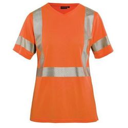 T-shirt Haute-visibilité Femme Orange Fluorescent Taille Xl - Blaklader