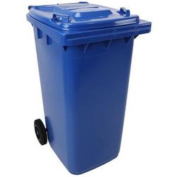 poubelle full color - 240 l - bleu - manutan