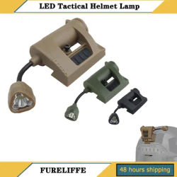 Lampe de casque tactique LED, économie d'énergie, lampe de poche de chasse, éclairage nocturne, Rail ARC à noyau OPS, Laser rouge/vert/blanc/IR, 4 couleurs de lumière