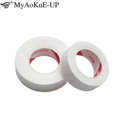 2/3 Rolls Japanese Insulating Tape For Eyelash Extension Lint Free Under Eye Pads Breathable Non-Woven Tape Paper Eyelash Patch