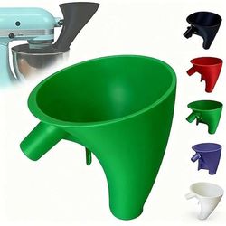 imbuto per farina per robot da cucina Kitchen Aid da 5 qt, accessorio anti-schizzi per robot da cucina con testa inclinabile da 4,5 e 5 quarti (ksm150), utensile per la cottura senza sporcare e lavabile in lavastoviglie, accessorio facile da versare