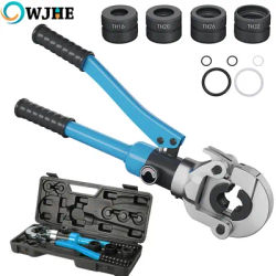 Outil de sertissage hydraulique de type OWJHE TH avec force de serrage 360 ° Tête rotative pour outil de sertissage de tuyaux de jardin industriels domestiques