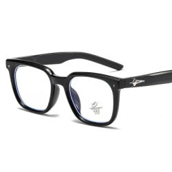 Lunettes de vue de style campus pour femmes, forme carrée, anti-lumière bleue, haute qualité, monture de lunettes pour hommes