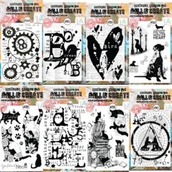 Lovely Cats and Dogs 2025 New Mouse Ostrich Stamp For Scrapbook Diary Decoration Embossing Template Diy Greeting Card Handmade