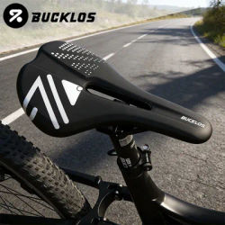 BUCKLOS Road Mountain Bike Saddle Ultralight Comfortable Cycling Seat Saddle Shockproof Ergonomic Bicycle Saddle Bike Parts