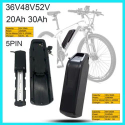 New Hailong Battery Pack 52V 48V 36V 30Ah ﻿High quality For Motor 750W/1200W BMS Built in Power Battery 100% original Charger