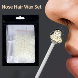 Kit de cire de nez Portable 25g/50g, Kit de cire d'épilation indolore pour oreilles et nez, bâtons de nettoyage de cire d'ongles, outil de beauté du nez pour hommes et femmes
