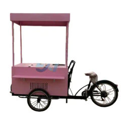 Factory Price Coffee Tricycle Cargo Bicycle Cafe Snack Ice Cream Bike Mobile Vending Cart for Sale