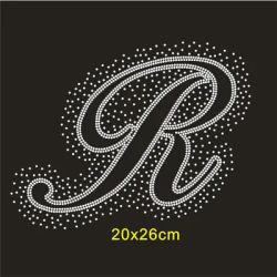 Rhinestone Transfer Letter Crystal Stickers Hotfix 24 Artistic Letter Sheet Transfers Designs Diy Pillow Decoration