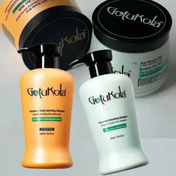 Gotukola 500ml Protein Hair Mask Conditioner Shampoo Kit Nourishes Soft Refreshes Roots Improves Frizz Bifurcation Perm Damage
