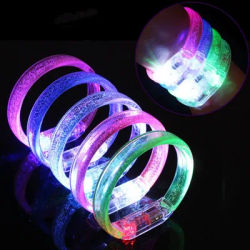 10-30 Pcs LED Luminous Bracelet Bar Concert Props Kids Birthday Halloween Wedding Party Christmas Carnival Party Gift Decoration