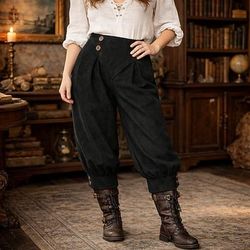 Retrò Vintage Medievale Rinascimento Pantaloni Pirata Costume Per donna Costumi da pirata Halloween Carnevale Mascherata Fiera Rinascimentale LARP Festa a tema retrò Adulti Pantaloni