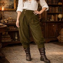 Retrò Vintage Medievale Rinascimento Pantaloni Pirata Costume Per donna Costumi da pirata Halloween Carnevale Mascherata Fiera Rinascimentale LARP Festa a tema retrò Adulti Pantaloni