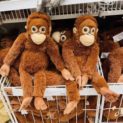 Trending 66cm Soft Long-Armed Monkey Plushie Cute Stuffed Gorilla Toy Comfort Cuddle Pillow Birthday Gift