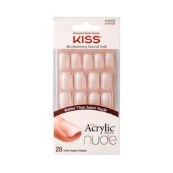 kiss Salon Unghie acriliche Nude french autoadesive ditaägel Cashmere
