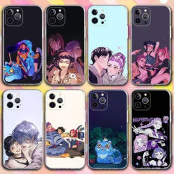 KPop d-demon h-hunters coque de téléphone pour iPhone 17,16,15,14,13,12,11 Pro,Max,Plus,X,X,XS,XR,SE4,E Mini couverture souple transparente