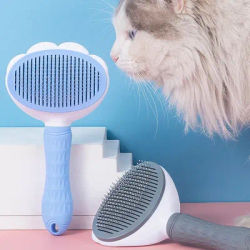 Popular flower and oval hair removal comb floating hair cleaner pet beauty and care products