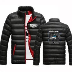 Retour vers le futur Delorean schéma hommes nouveau printemps automne haute qualité loisirs quatre couleurs coton confortable veste haut
