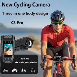 4K HD 60FPS Action Camera Motorcycle Bike Helmet Camera Sports DV Video Recorder Car DVR Dash Cam for Bicycle Outdoor Use